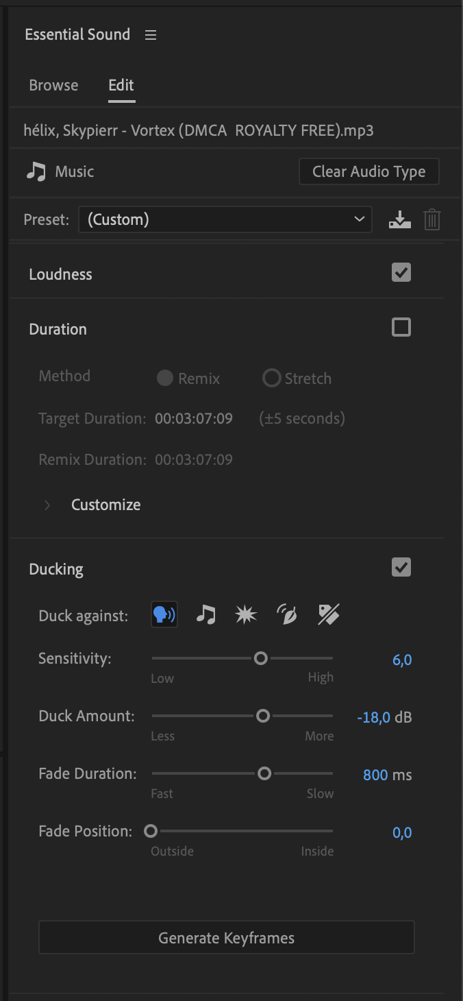 What is audio ducking and why does it make videos sound better 